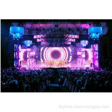 Shenzhen P10.416 indoor/ outdoor full color led mesh screen